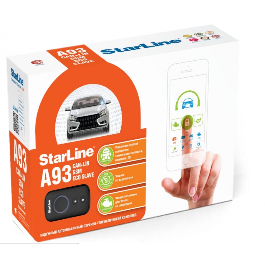 StarLine A93 2CAN+2LIN GSM ECO SLAVE — автосигнализация — Car Stereo ...