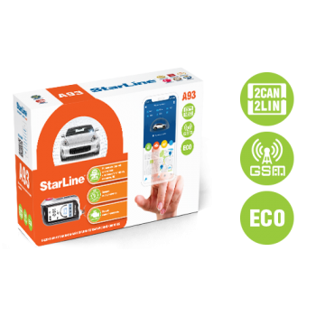 Автосигнализация StarLine A93 v2 2CAN+2LIN GSM ECO