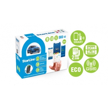 StarLine S66 v2 BT 2CAN+4LIN GSM ECO