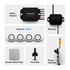 TEYES R2 Front & Rear Parking Sensors White