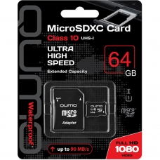 Micro SD 64Gb QUMO Class 10 UHS U1