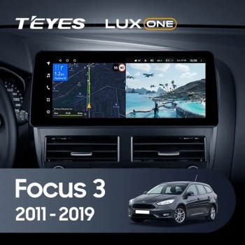 Мультимедийная система Teyes Lux One 12" 4/32 для  Ford Focus 3