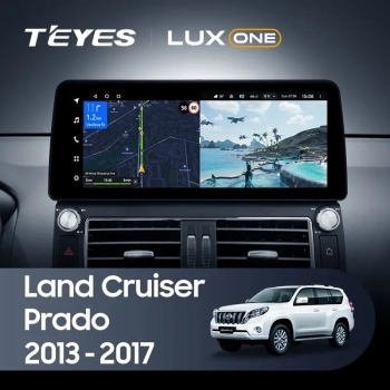 Мультимедийная система Teyes Lux One 12" 4/32 для Toyota Land Cruiser Prado 150