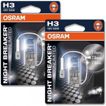 H3(55) OSRAM NIGHT BREAKER UNLIMITED   Арт.O-64151NBUбл