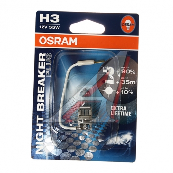 H3(55) OSRAM  +90% NIGHT BREAKER PLUS  Арт.O-64151NBPбл