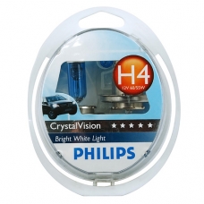 H4 (60/55) PHILIPS CRYSTAL VISION +W5W